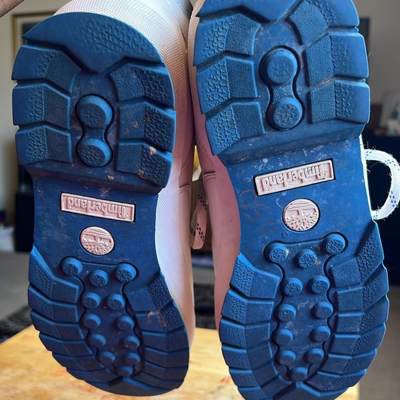 Timberland boots size 13 M colors, white yellow royal blue - Picture 6 of 6